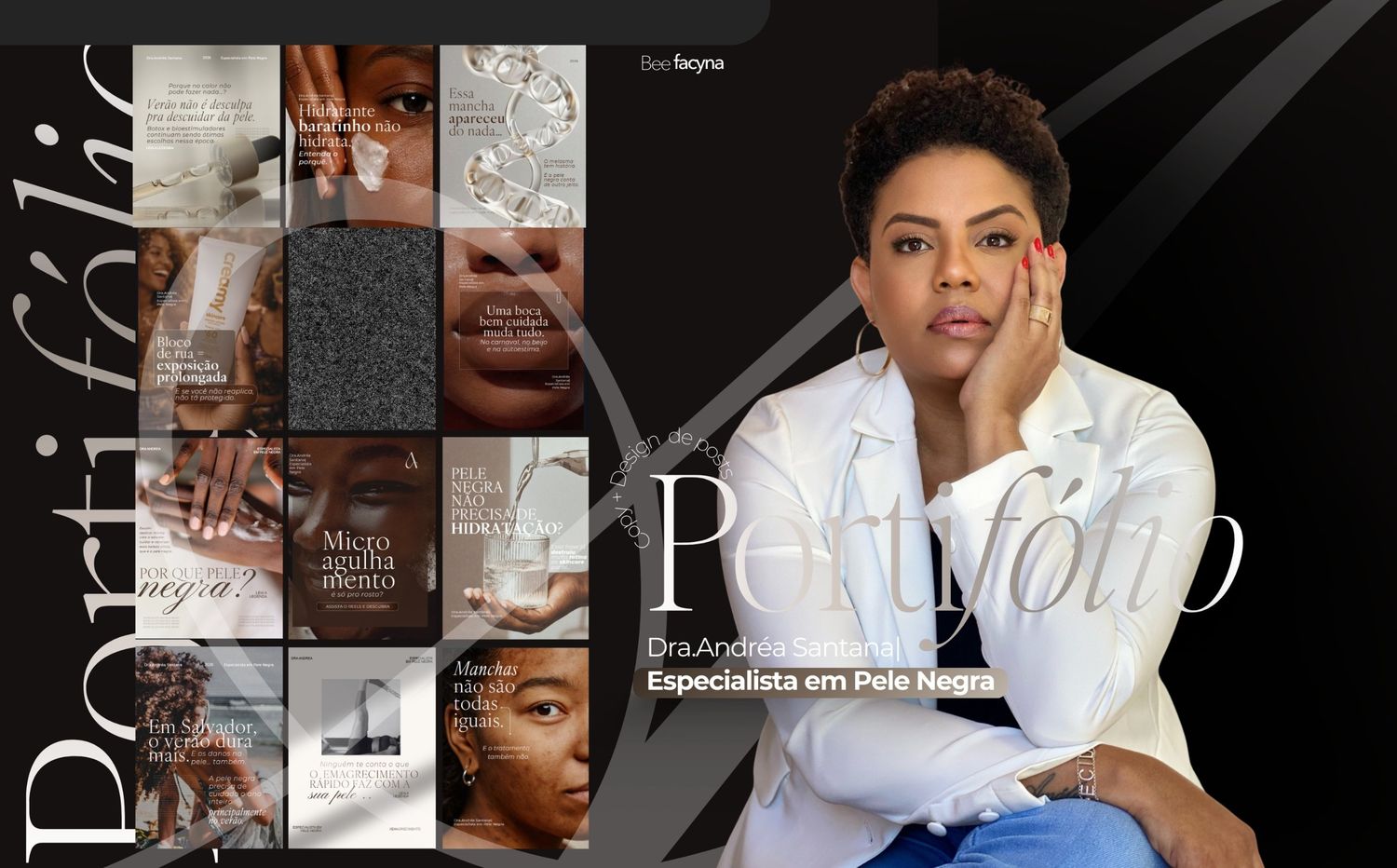 Projeto DESIGN DE POSTS para Dra. Andréa Santana